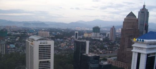 Part of Kuala Lumpur skyline